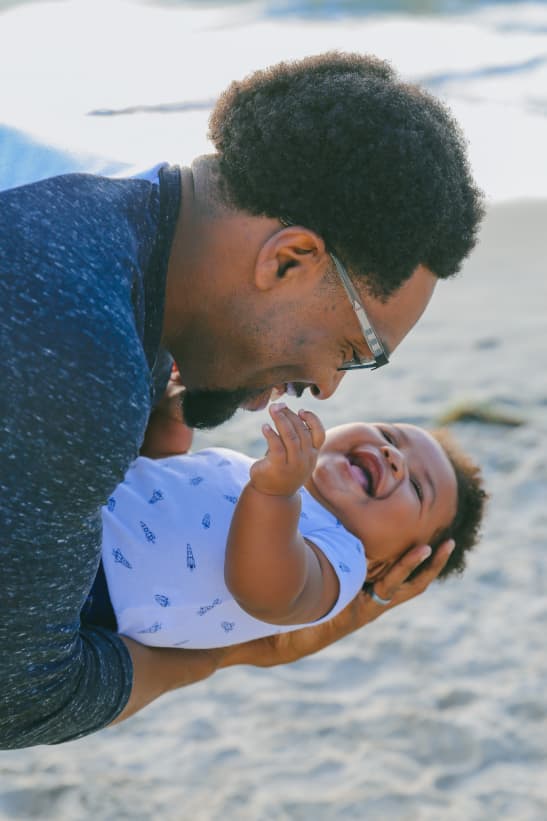 father, daughter, family