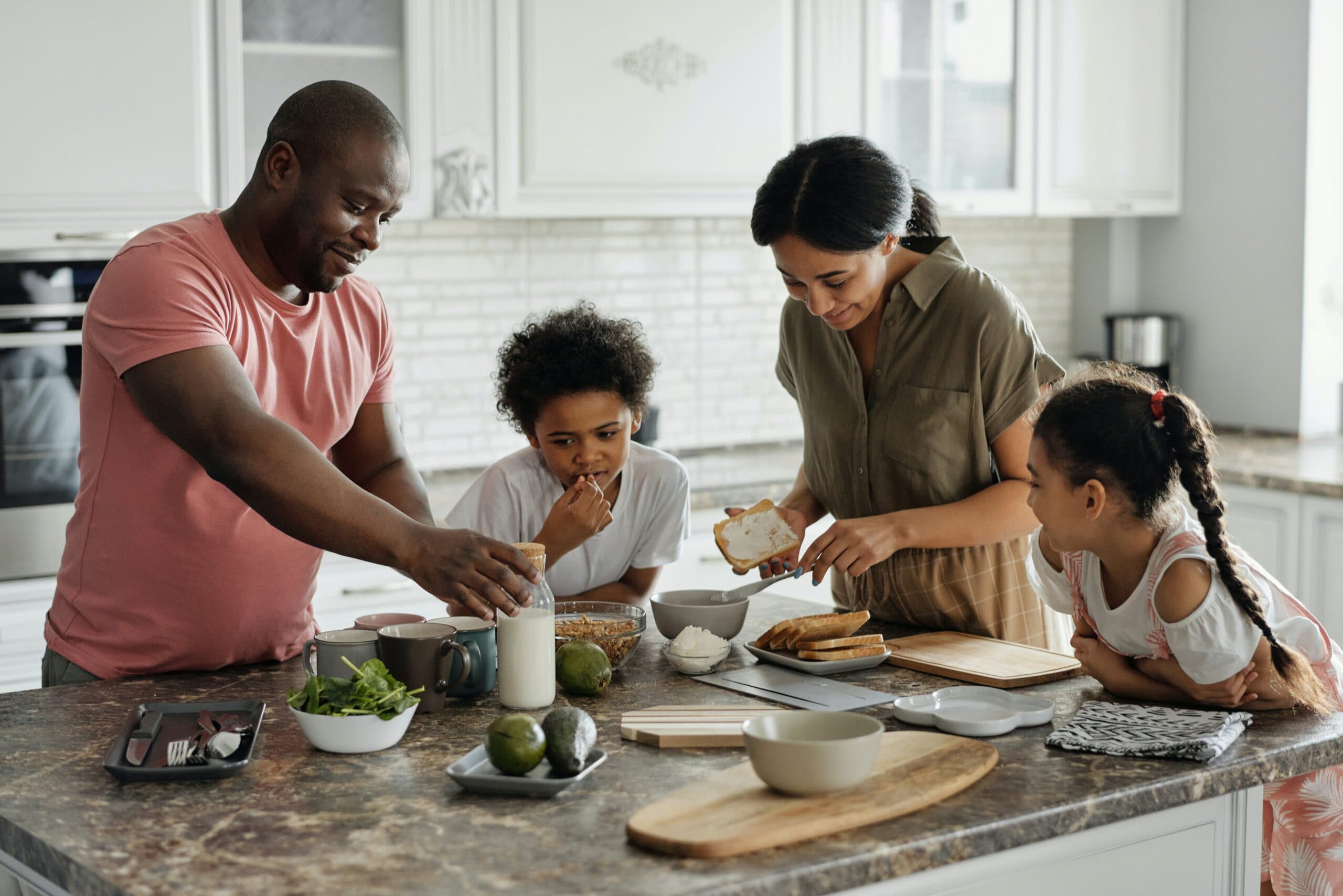 family eating