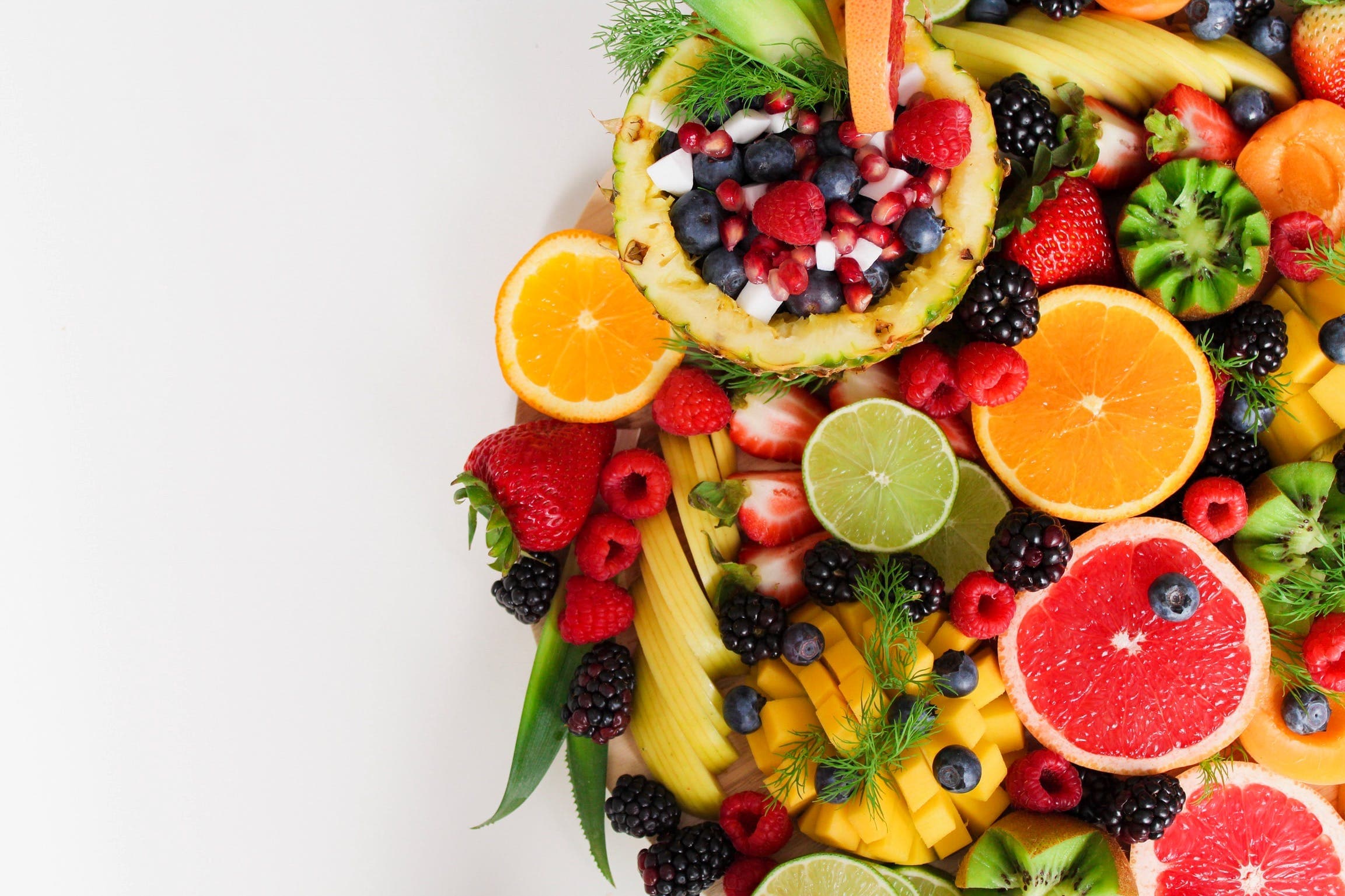 bowl with fruits
